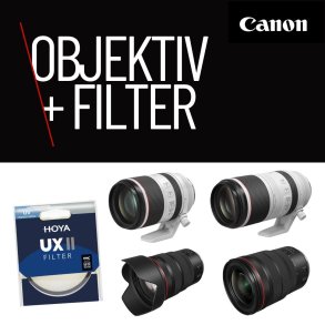 Canon Objektiv og Filter Bundle