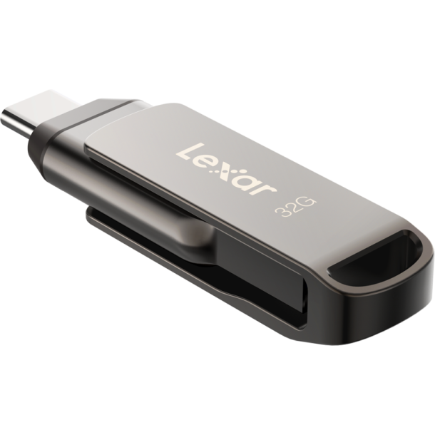 LEXAR JumpDrive Dual Drive D400 Type-C & Type-A, up to 130MB/s read (USB 3.1) 256GB