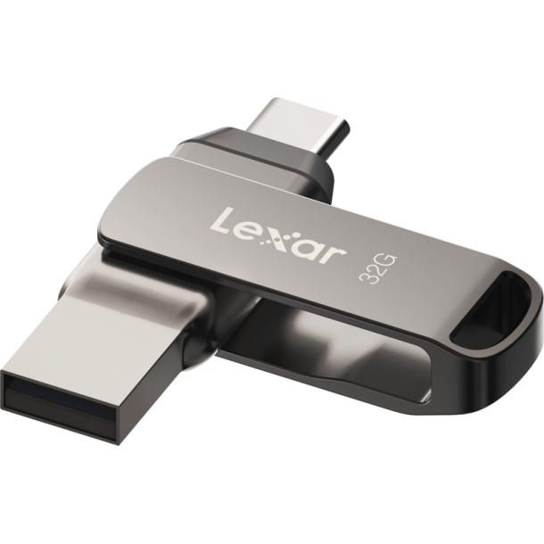 LEXAR JumpDrive Dual Drive D400 Type-C & Type-A, up to 130MB/s read (USB 3.1) 256GB