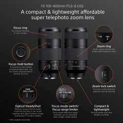 Sony FE 100-400mm F5.6-8 OSS