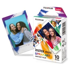 Fuji Instax Mini Film Spray Art