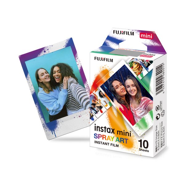 Fuji Instax Mini Film Spray Art