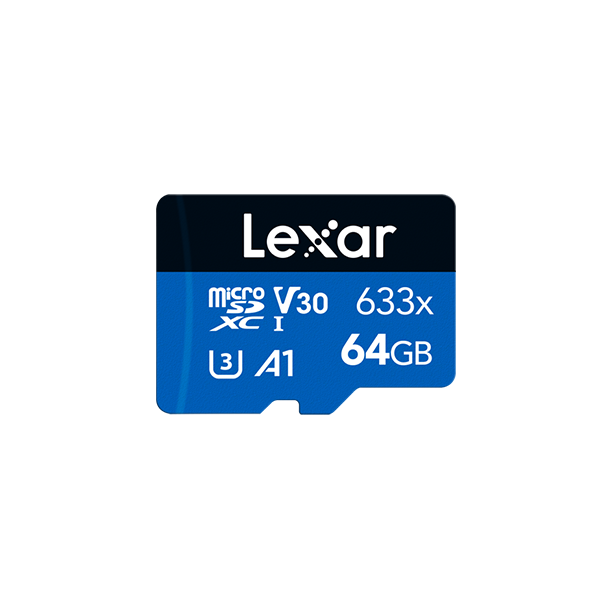 LEXAR 633X 64GB microSD HC/SDXC kort