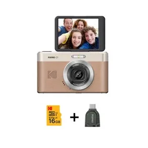 Kodak Digitalt Kamera Pixpro C1 Pakke Brun