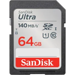 SanDisk Ultra SDXC Class 10 UHS-I U1 A1 140MB/s 64GB