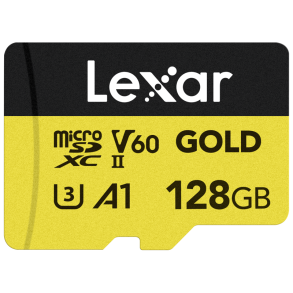 LEXAR microSDXC GOLD UHS-II/C10/A1/U3 R280/W100 (V60) 128GB