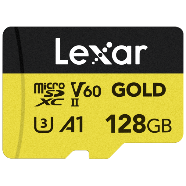 LEXAR microSDXC GOLD UHS-II/C10/A1/U3 R280/W100 (V60) 128GB