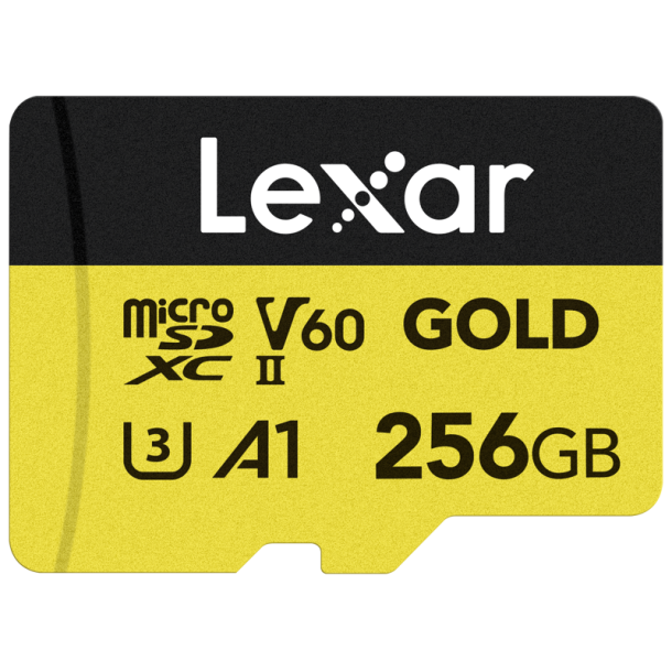 LEXAR microSDXC GOLD UHS-II/C10/A1/U3 R280/W100 (60) 256GB