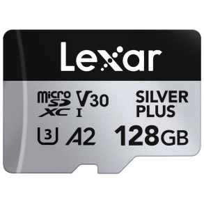 Lexar microSDXC Silver Plus 1066x UHS-I/U3/A2/4K R205/W150 (V30) 128GB