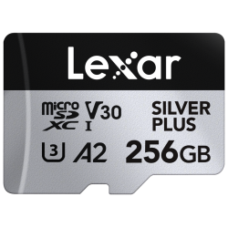 Lexar microSDXC Silver Plus 1066x UHS-I/U3/A2/4K R205/W150 (V30) 256GB