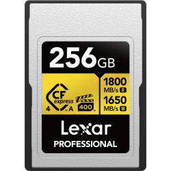 Lexar CFexpress 4.0 Pro Gold VPG400/IP68, R1800/W1650 Type A 256 GB