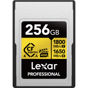 Lexar CFexpress 4.0 Pro Gold VPG400/IP68, R1800/W1650 Type A 256 GB