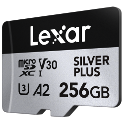 Lexar microSDXC Silver Plus 1066x UHS-I/U3/A2/4K R205/W150 (V30) 256GB