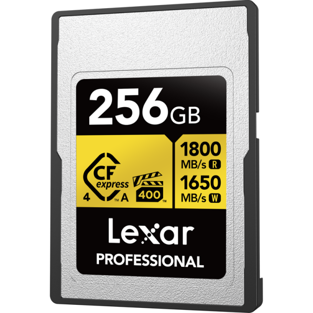 Lexar CFexpress 4.0 Pro Gold VPG400/IP68, R1800/W1650 Type A 256 GB