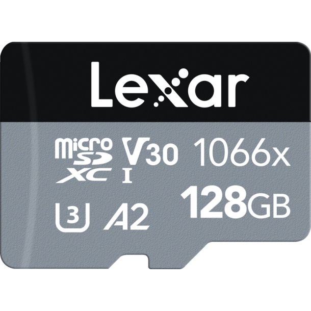 LEXAR microSDXC SILVER 1066x UHS-I/U1/A2 R160/W120 (V30) 128GB