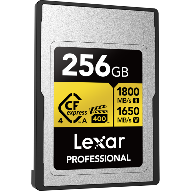 Lexar CFexpress 4.0 Pro Gold VPG400/IP68, R1800/W1650 Type A 256 GB