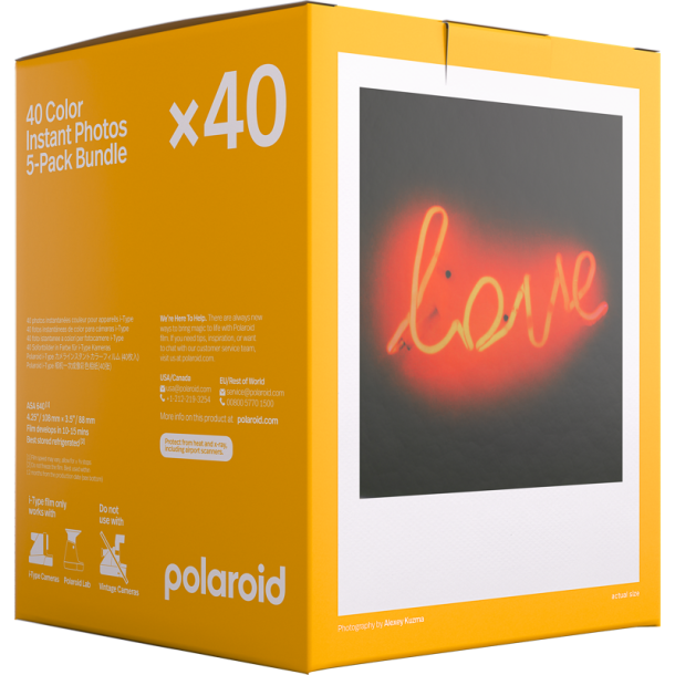 POLAROID  Color film I-Type 5-pack
