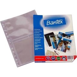 Bantex lomme 13x18 klar 10 stk.