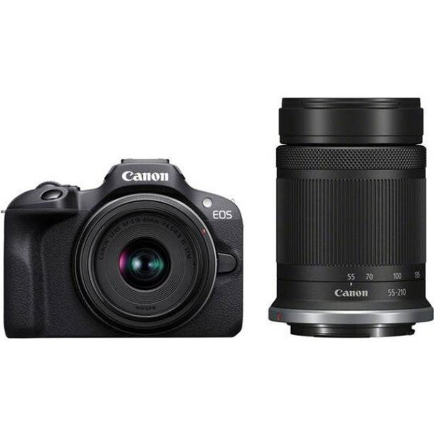 Canon EOS R100 + RF-S 18-45MM IS STM + 55-210mm IS STM
