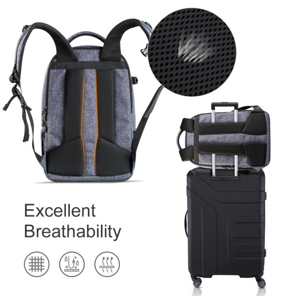 K&F Concept Rygs�k 18L Nature Wander 04 Gr�/Sort