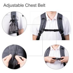 K&F Concept Rygs�k 18L Nature Wander 04 Gr�/Sort