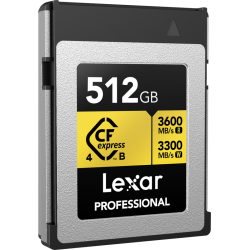 Lexar CFexpress 4.0 Pro Gold R3600/W3300 512GB