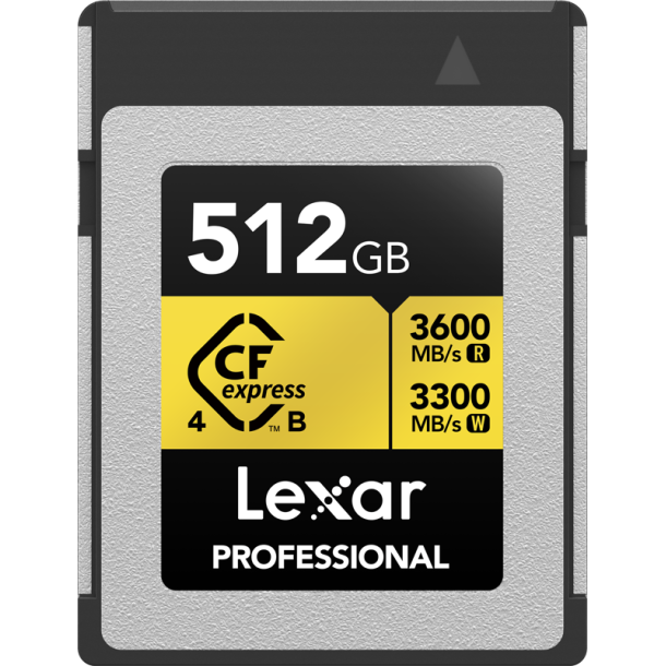 Lexar CFexpress 4.0 Pro Gold R3600/W3300 512GB