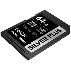 Lexar SDXC Professional SILVER Plus 1066x UHS-I/U3/A2/4K R205/W100 (V30) 64GB