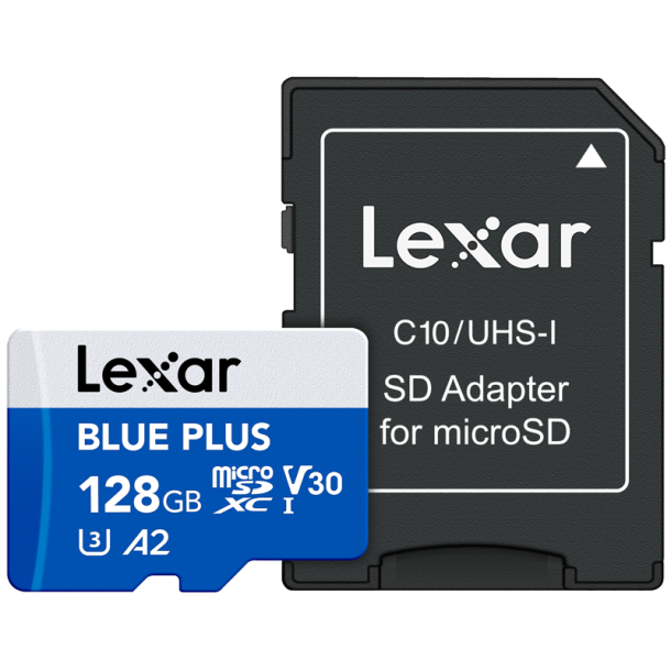 Lexar MicroSDHC Blue Plus UHS-1 170MB/s read 128GB
