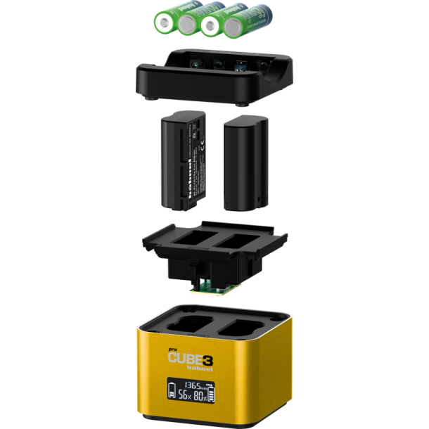 H�hnel ProCube3 Twin Charger for Nikon