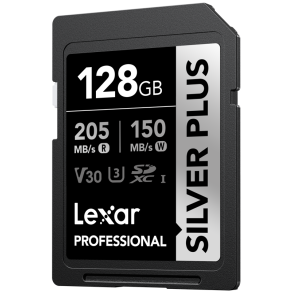 Lexar  SDXC Professional SILVER Plus 1066x UHS-I/U3/A2/4K R205/W150 (V30) 128GB