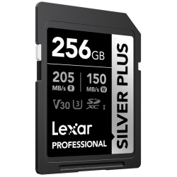 Lexar SDXC Professional SILVER Plus 1066x UHS-I/U3/A2/4K R205/W150 (V30) 256GB