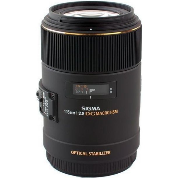 Sigma 105mm F2,8 Macro DG EX OS HSM Til Canon