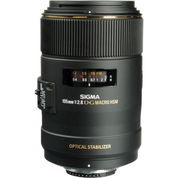 Sigma 105mm F2,8 Macro DG EX OS HSM Til Nikon