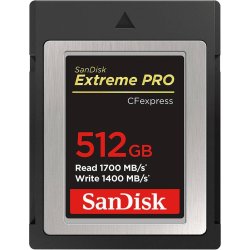 Sandisk Extreme Pro CFexpress Type B 512 GB 1700 MB/s