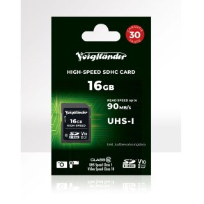 Voigtl�nder 16 GB High Speed SDHC SD Kort 