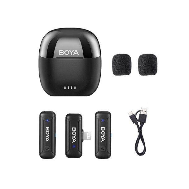 Boya BY-WM3T2-D2 Mini 2.4GHz Tr�dl�s Mikrofon