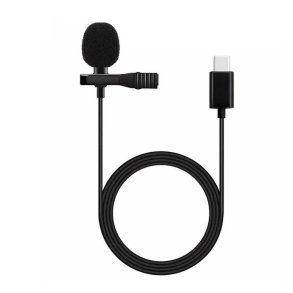 Lavalier Knaphuls Mikrofon USB-C 1,5m