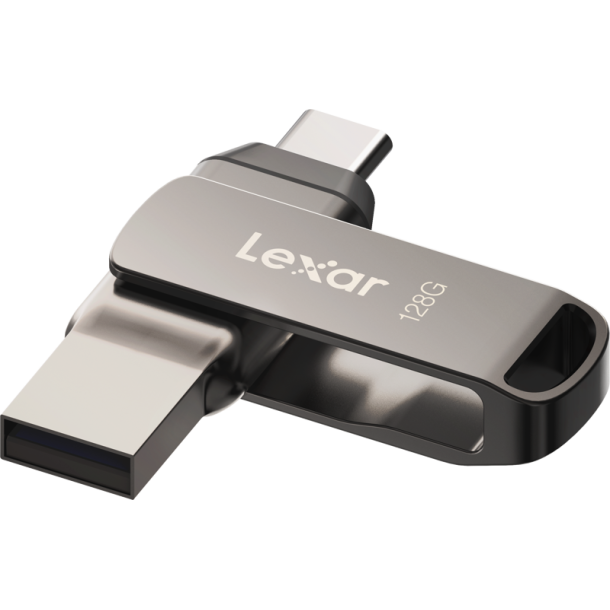 LEXAR JumpDrive Dual Drive D400 Type-C & Type-A, up to 130MB/s read (USB 3.1) 128GB