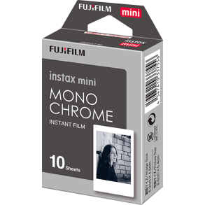 Fuji Instax Mini Film Sort/Hvid